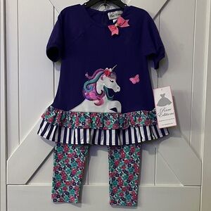 Rare Editions 2pc Unicorn Set